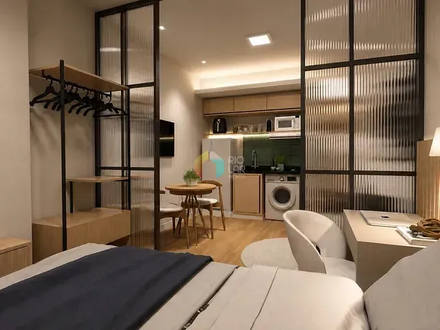 Studio com 32m² 1 quarto e 1 banheiro, à venda ou para alugar, no bairro Centro em Rio de Janeiro