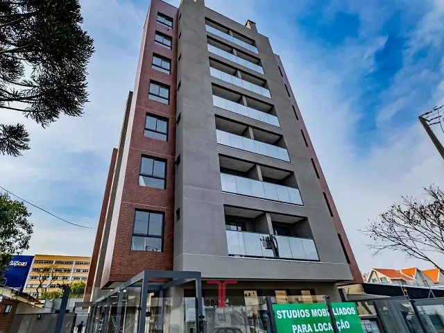 Studio com 34m² 1 quarto e 1 banheiro, para alugar, no bairro Portão em Curitiba