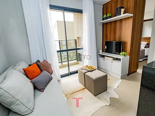 Studio com 34m² 1 quarto e 1 banheiro, para alugar, no bairro Portão em Curitiba