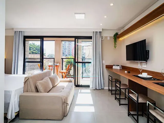 Studio 1 quarto e 1 banheiro, à venda, no bairro Pinheiros em São Paulo