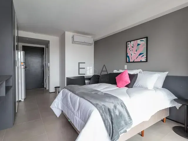 Studio com 25m² 1 quarto e 1 banheiro, para alugar, no bairro Indianópolis em São Paulo