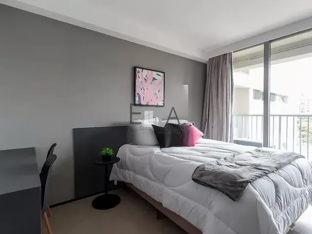 Studio com 25m² 1 quarto e 1 banheiro, para alugar, no bairro Indianópolis em São Paulo