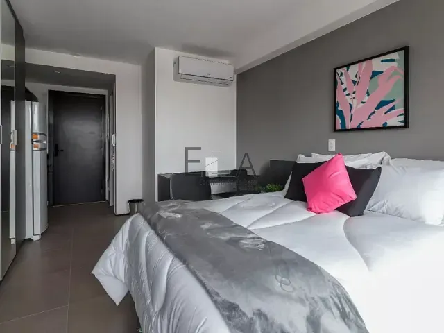 Studio com 25m² 1 quarto e 1 banheiro, para alugar, no bairro Indianópolis em São Paulo