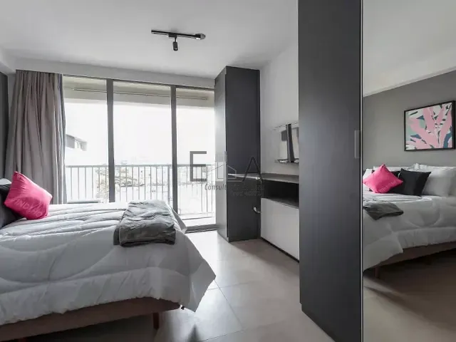 Studio com 25m² 1 quarto e 1 banheiro, para alugar, no bairro Indianópolis em São Paulo