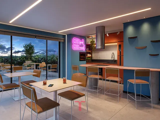 Studio com 21m² 1 quarto e 1 banheiro, à venda, no bairro Cristo Rei em Curitiba