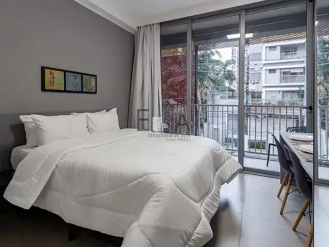 Studio com 25m² 1 quarto e 1 banheiro, à venda, no bairro Indianópolis em São Paulo
