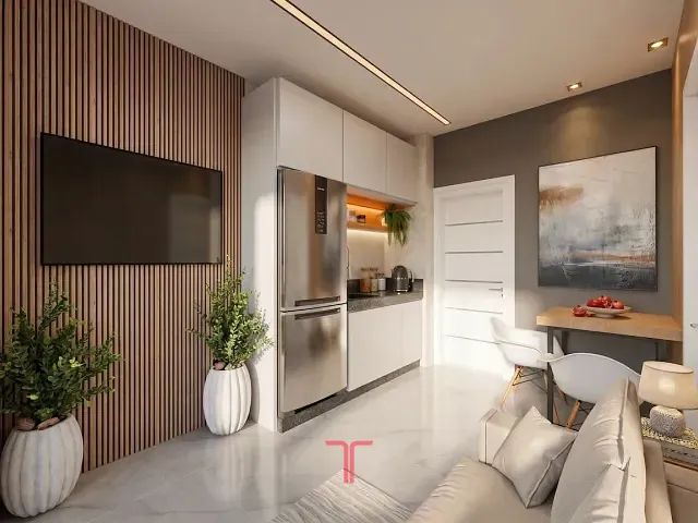 Studio com 26m² 1 quarto e 1 banheiro, à venda, no bairro Cidade Industrial em Curitiba