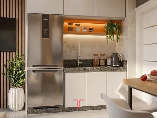 Studio com 27m² 1 quarto e 1 banheiro, à venda, no bairro Cidade Industrial em Curitiba