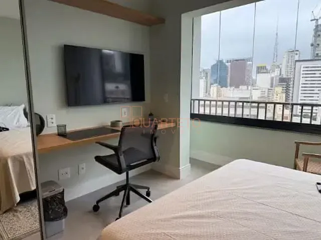 Studio 1 quarto e 1 banheiro, para alugar, no bairro Consolação em São Paulo