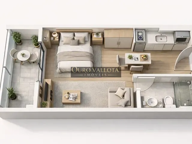 Studio com 24m² 1 quarto e 1 banheiro, à venda, no bairro Mooca em São Paulo
