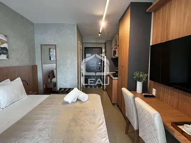 Studio com 30m² 1 quarto e 1 banheiro, para alugar, no bairro Indianópolis em São Paulo