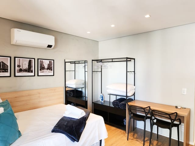 Foto do Studio - Studio para locação mobiliado com ar condicionado na Vila Clementino, São Paulo, SP | Paulista Imóveis.