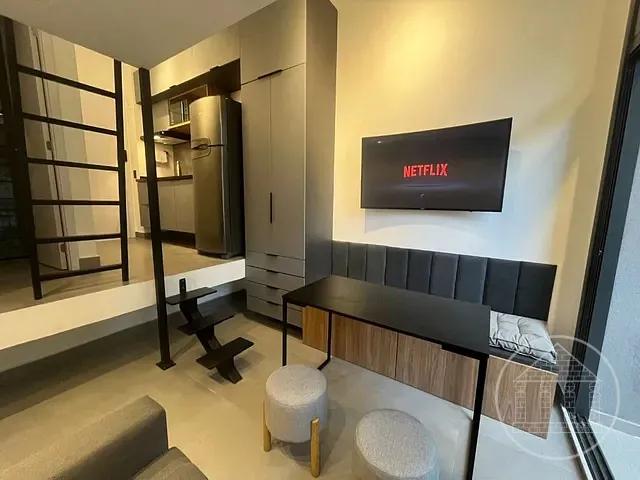 Studio 1 quarto e 1 banheiro, à venda, no bairro Santo Amaro em São Paulo