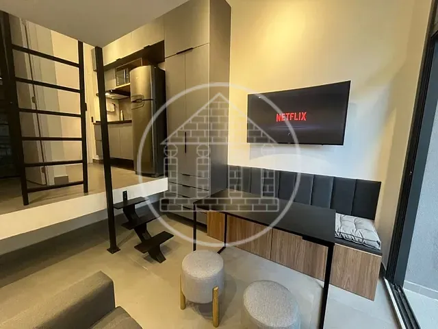 Studio 1 quarto e 1 banheiro, à venda, no bairro Santo Amaro em São Paulo