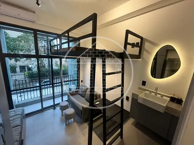 Studio 1 quarto e 1 banheiro, à venda, no bairro Santo Amaro em São Paulo