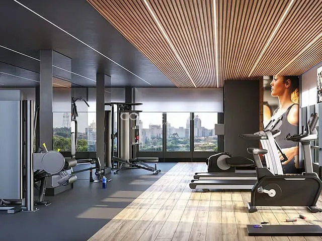 Studio 1 quarto e 1 banheiro, à venda, no bairro Brooklin Paulista em São Paulo