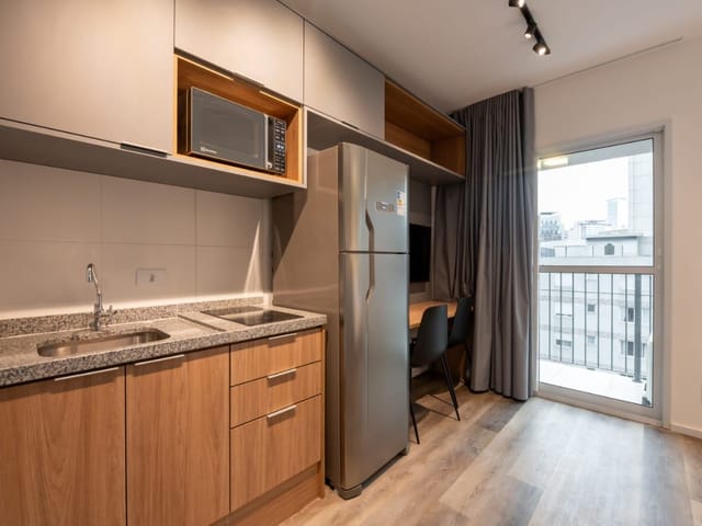 Studio com 24m² 1 quarto e 1 banheiro, à venda ou para alugar, no bairro Vila Olímpia em São Paulo