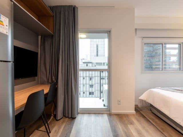 Studio com 24m² 1 quarto e 1 banheiro, à venda ou para alugar, no bairro Vila Olímpia em São Paulo