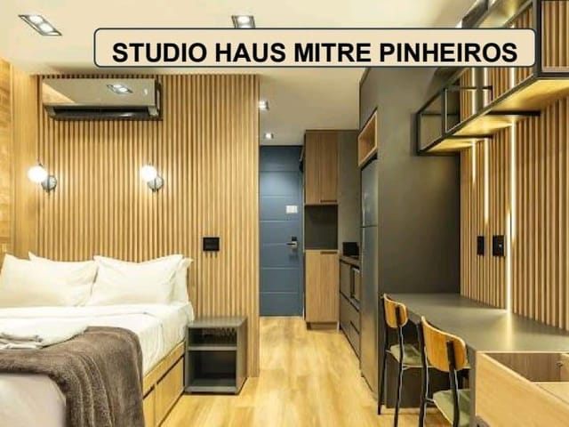 Studio com 27m² 1 quarto e 1 banheiro, à venda, no bairro Pinheiros em São Paulo
