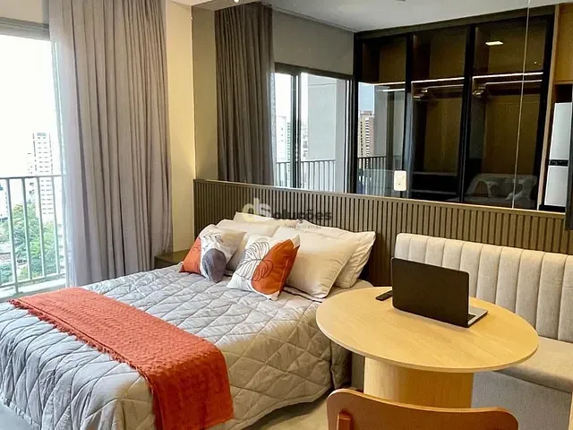 Studio 1 quarto e 2 banheiros, à venda, no bairro Vila Nova Conceição em São Paulo