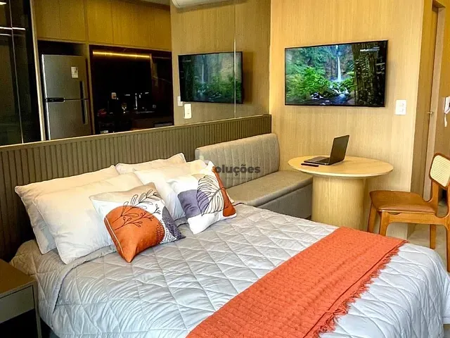 Studio 1 quarto e 2 banheiros, à venda, no bairro Vila Nova Conceição em São Paulo