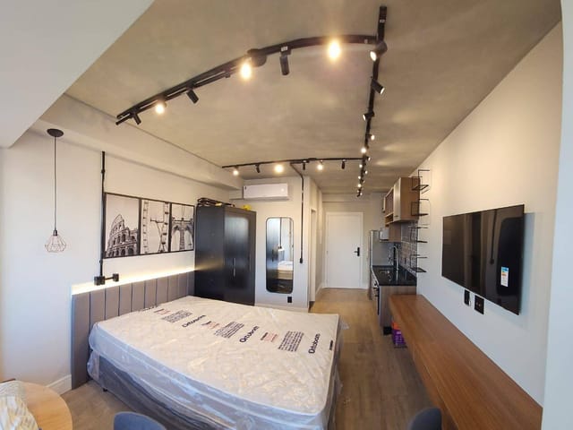 Studio 1 quarto e 1 banheiro, para alugar, no bairro Vila Olímpia em São Paulo