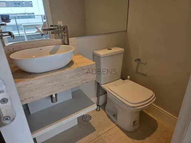 Apartamento 1 quarto e 2 banheiros, para alugar, no bairro Brooklin Paulista em São Paulo