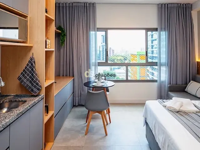 Studio 1 quarto e 1 banheiro, à venda, no bairro Brooklin Paulista em São Paulo