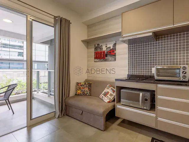 Studio 1 quarto e 1 banheiro, para alugar, no bairro Consolação em São Paulo