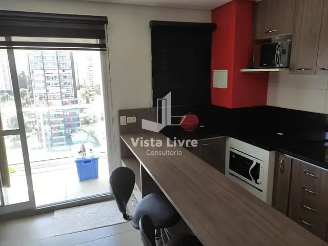 Studio com 37m² 1 quarto e 1 banheiro, à venda, no bairro Brooklin Paulista em São Paulo