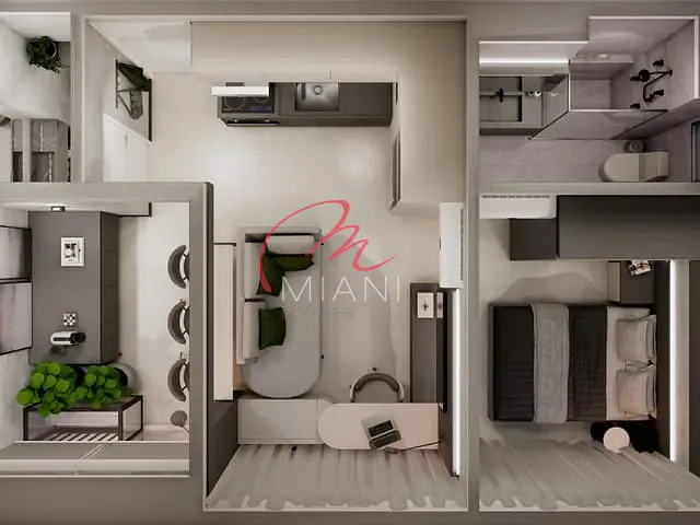 Apartamento 1 quarto e 1 banheiro, para alugar, no bairro Pinheiros em São Paulo