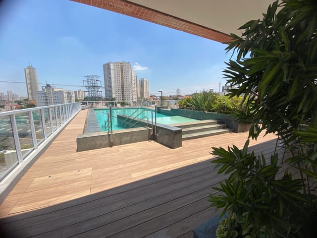 Foto do Studio - Apartamento tipo Studio, abientes planejados, varanda grande com vista panorâmica, 1 vaga,  lazer , metrô Alto do Ipiranga | Paulista Imóveis.