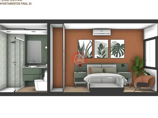 Studio 1 quarto e 1 banheiro, à venda, no bairro Centro Histórico em Porto Alegre