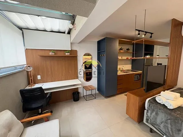 Studio com 28m² 1 quarto e 1 banheiro, à venda, no bairro Moema em São Paulo
