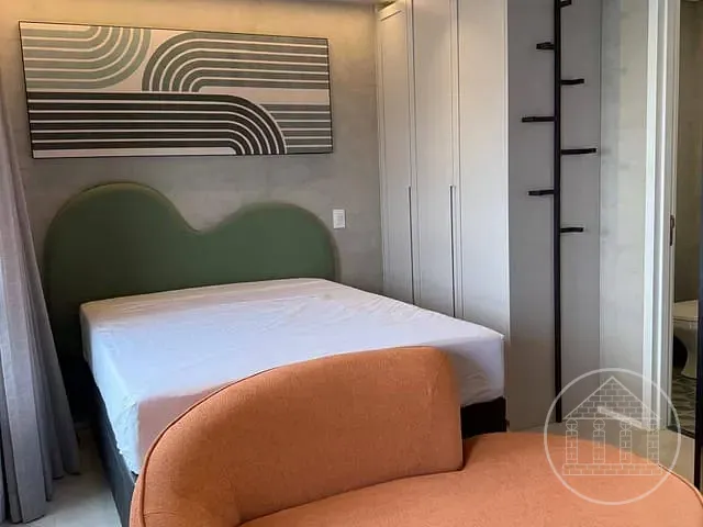 Studio 1 quarto e 1 banheiro, à venda, no bairro Brooklin em São Paulo