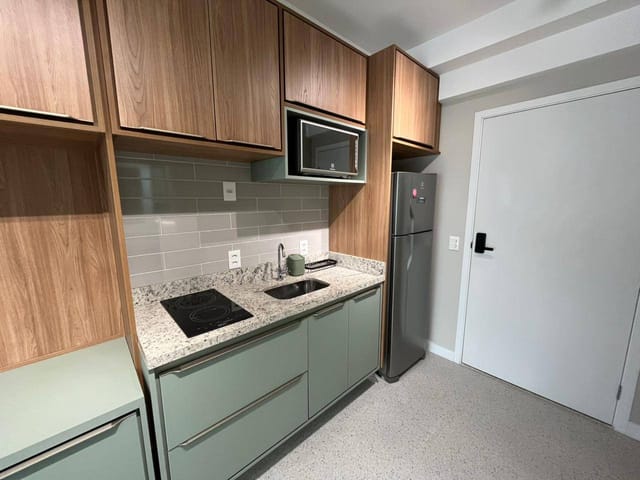 Foto do Studio - Studio para Locação Mobiliado, com Ar condicionado no Prédio Exclusivo ao Lado do Metro Paraiso | Paulista Imóveis.
