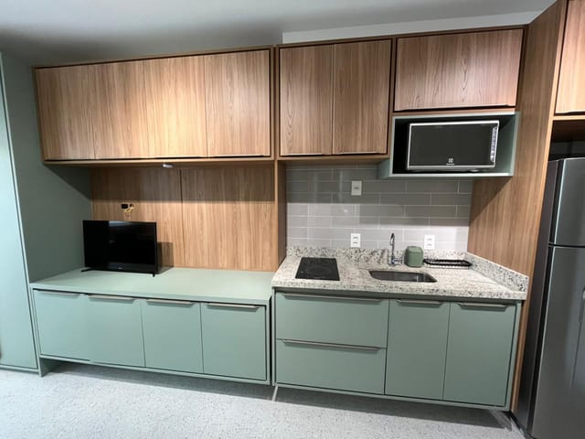 Foto do Studio - Studio para Locação Mobiliado, com Ar condicionado no Prédio Exclusivo ao Lado do Metro Paraiso | Paulista Imóveis.