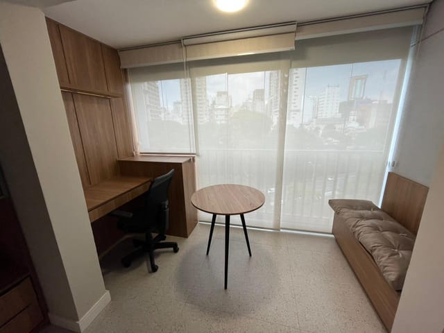 Foto do Studio - Studio para Locação Mobiliado, com Ar condicionado no Prédio Exclusivo ao Lado do Metro Paraiso | Paulista Imóveis.