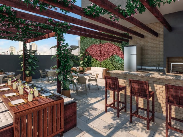 Foto do Studio - Studio à venda no VIA MONTEIRO com 36m² com sacada, vaga de garagem e lazer completo, Macedo, Guarulhos, SP | Willians Meda Imobiliária