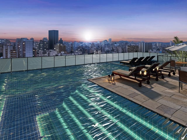 Foto do Studio - Studio à venda no VIA MONTEIRO com 36m² com sacada, vaga de garagem e lazer completo, Macedo, Guarulhos, SP | Willians Meda Imobiliária