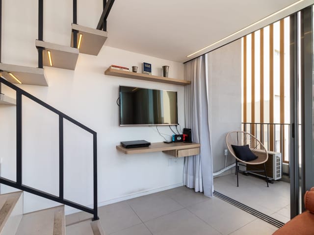 Foto do Studio - Studio Mobiliado à Venda 33m² na Vila Mariana, 3 minutos do Shopping e Estação Santa Cruz | Paulista Imóveis.