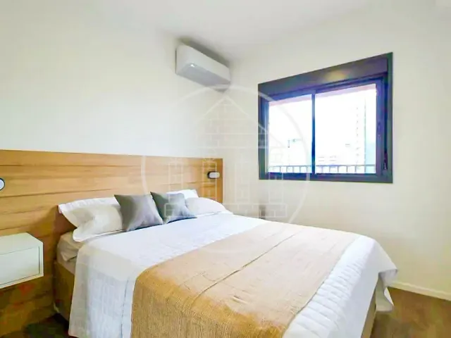 Studio 1 quarto e 1 banheiro, para alugar, no bairro Moema em São Paulo
