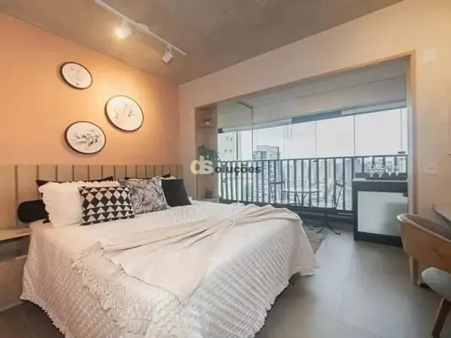Studio 1 quarto e 1 banheiro, à venda, no bairro Santo Amaro em São Paulo