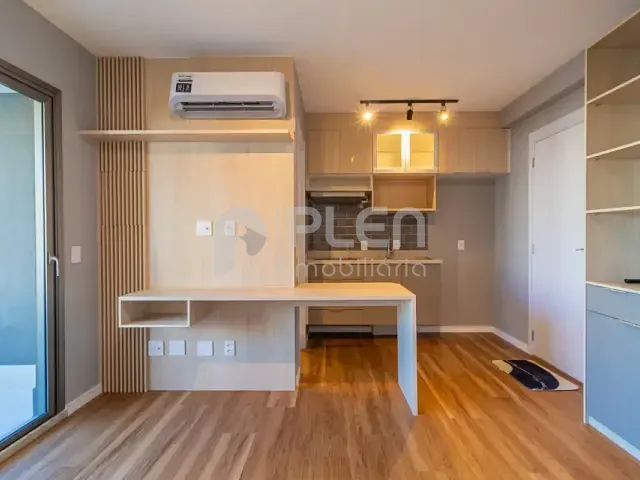 Studio 1 quarto e 1 banheiro, para alugar, no bairro Moema em São Paulo