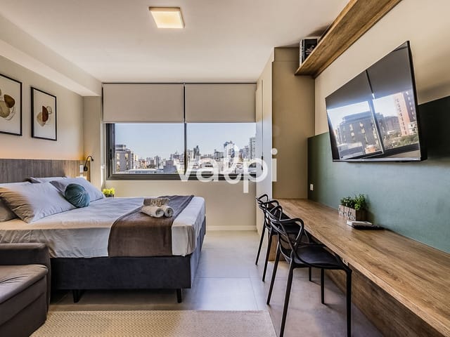 Studio com 38m² 1 quarto e 1 banheiro, para alugar, no bairro Bela Vista em Porto Alegre