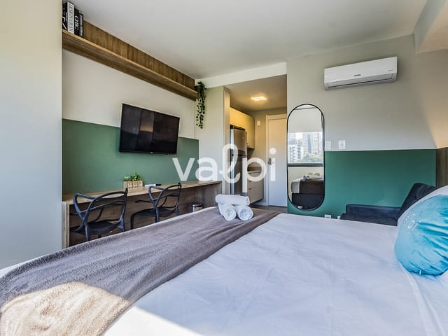 Studio com 38m² 1 quarto e 1 banheiro, para alugar, no bairro Bela Vista em Porto Alegre