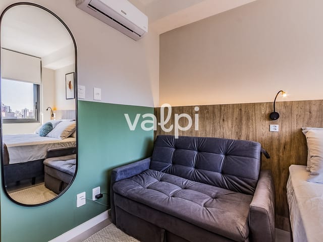 Studio com 38m² 1 quarto e 1 banheiro, para alugar, no bairro Bela Vista em Porto Alegre