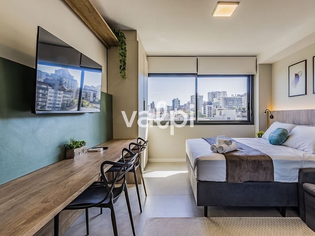 Studio com 38m² 1 quarto e 1 banheiro, para alugar, no bairro Bela Vista em Porto Alegre