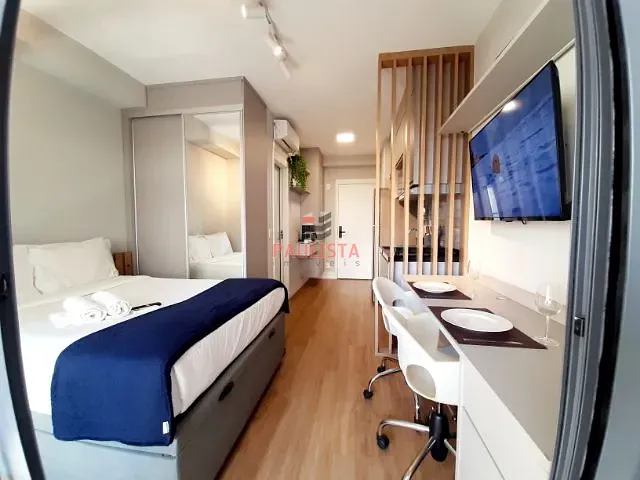 Studio com 27m² 1 quarto e 1 banheiro, para alugar, no bairro Campo Belo em São Paulo