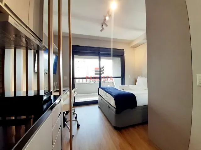 Studio com 27m² 1 quarto e 1 banheiro, para alugar, no bairro Campo Belo em São Paulo